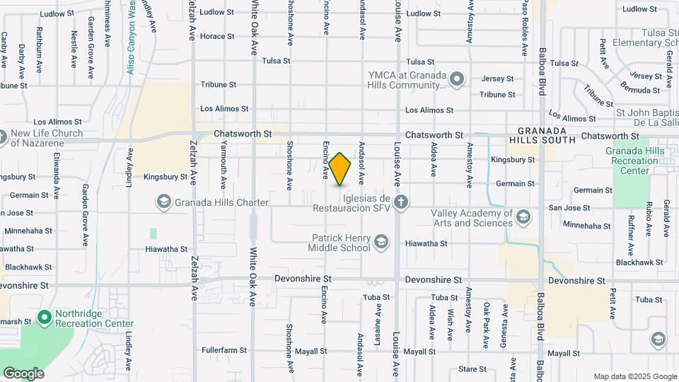 10527 Bianca Ave Map and Location Details