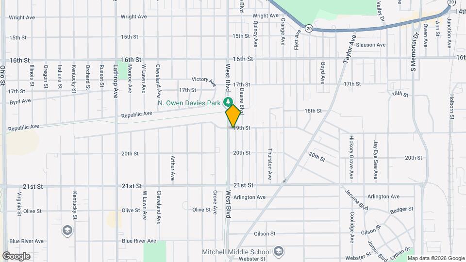 3015 19th St Map and Location Details