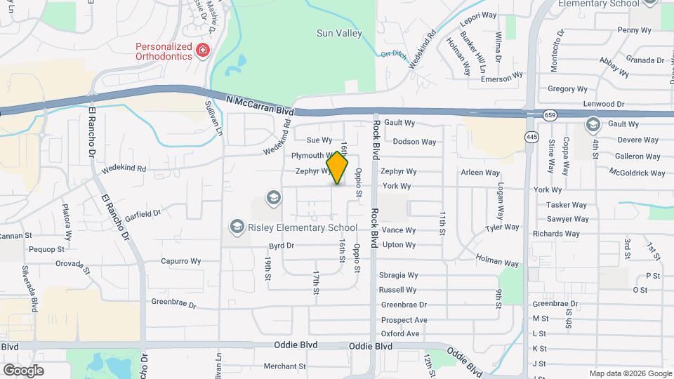 1601 London Cir Map and Location Details