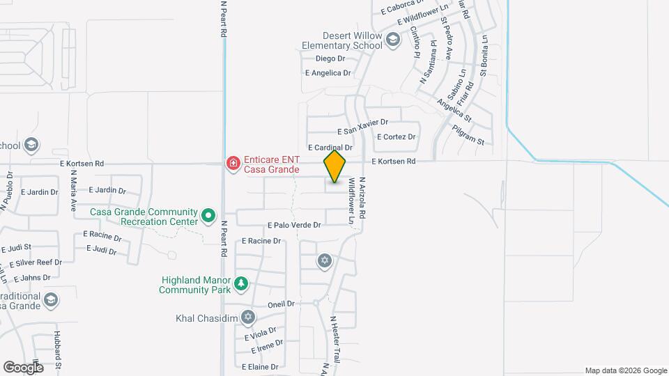 1658 E Jardin Pl Map and Location Details