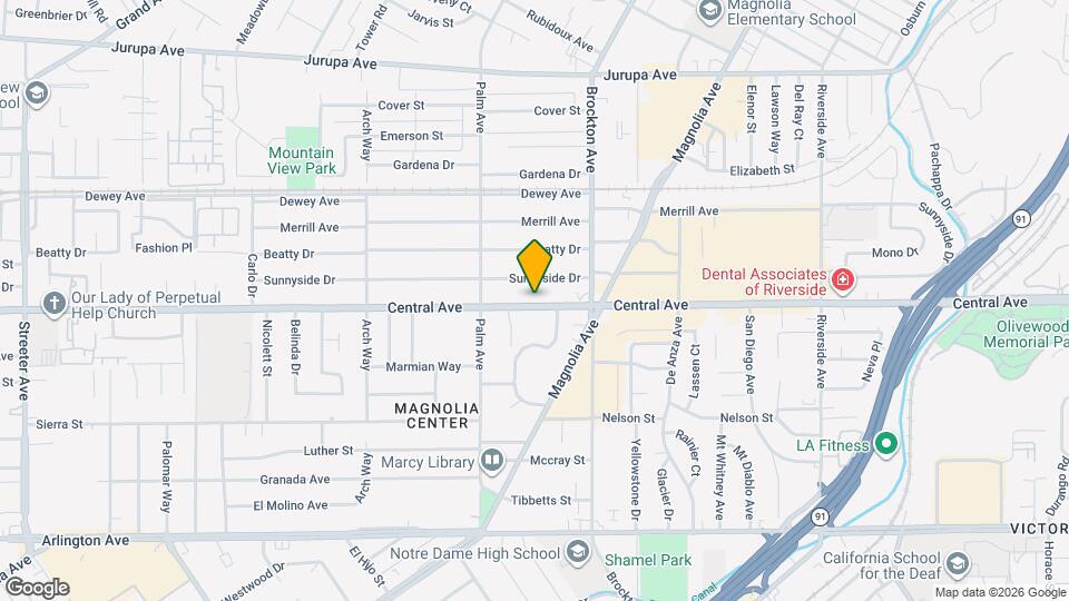 4311 Central Ave Map and Location Details
