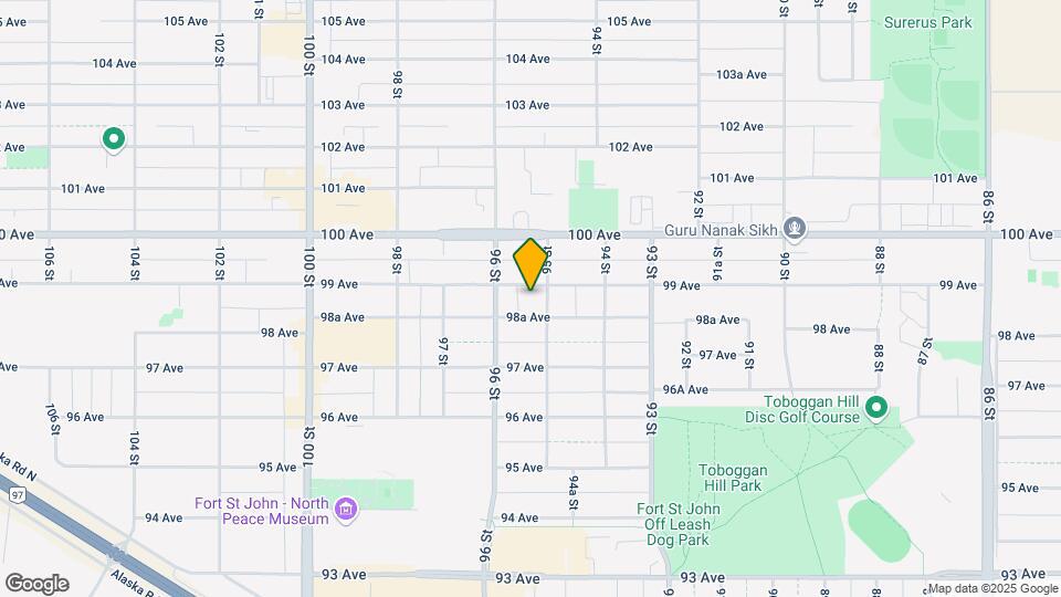 9806-9895 95 St Map and Location Details