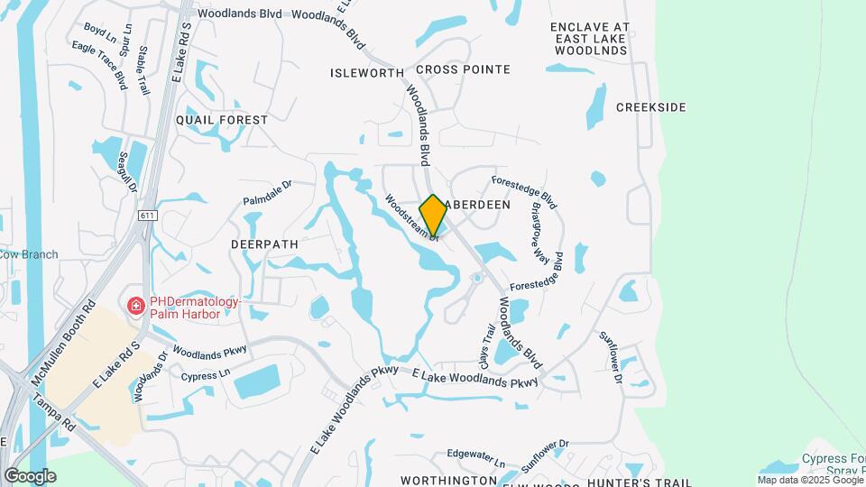 1418 Woodstream Dr Mapa y Detalles de la Ubicación