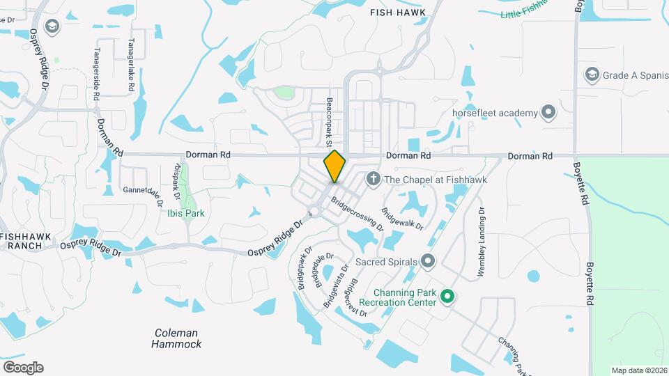 6104 Fishhawk Crossing Blvd Map and Location Details