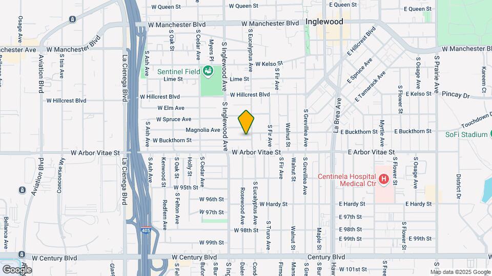 309 W Buckthorn St Map and Location Details