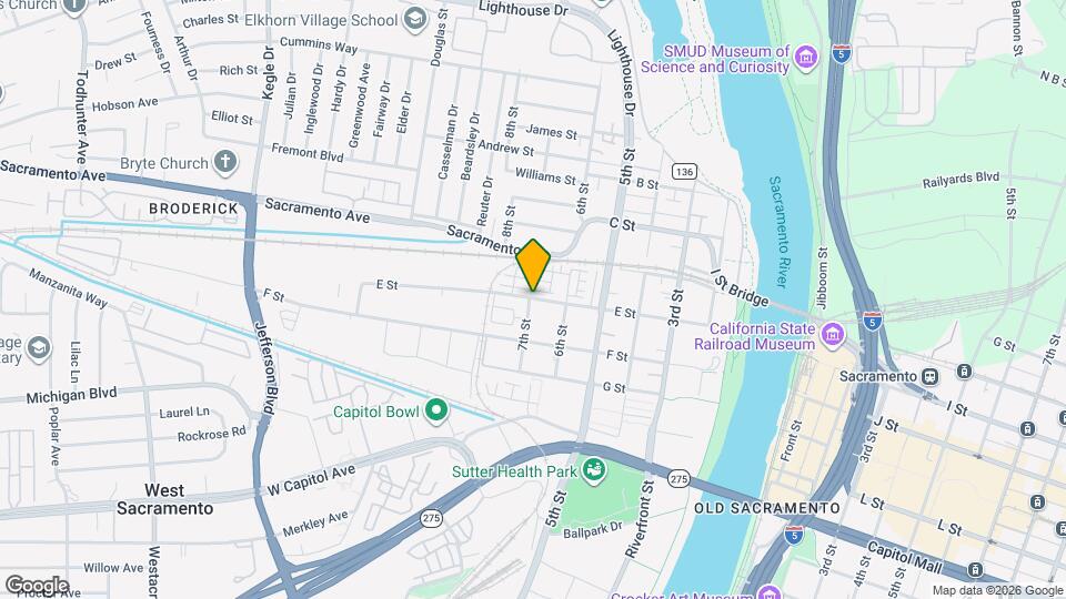 Washington Courtyard Mapa y Detalles de la Ubicación