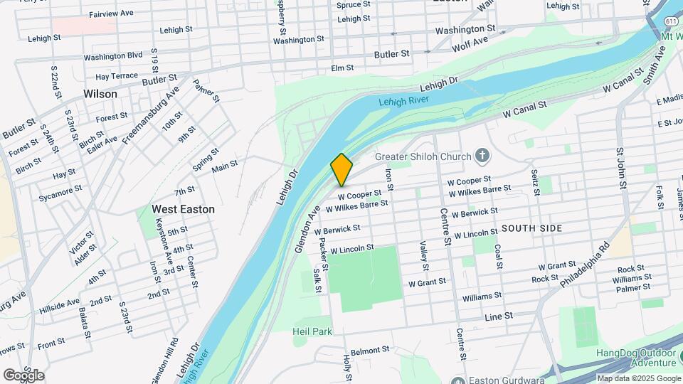 1050 W Nesquehoning St Map and Location Details
