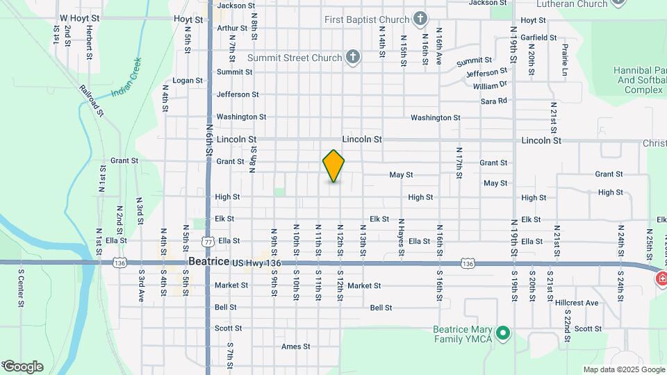 409 N 12th St Map and Location Details