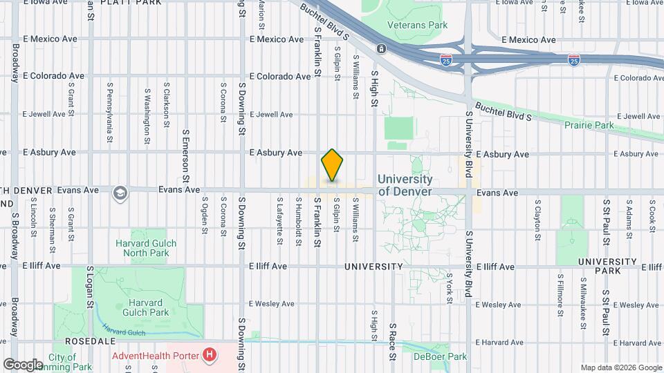 2091 S Gilpin St Map and Location Details