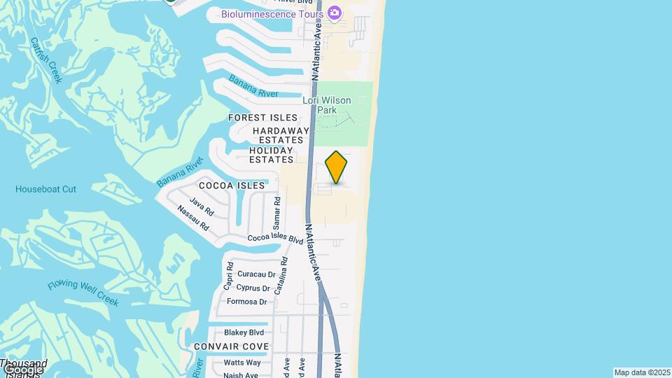 1050 N Atlantic Ave Map and Location Details