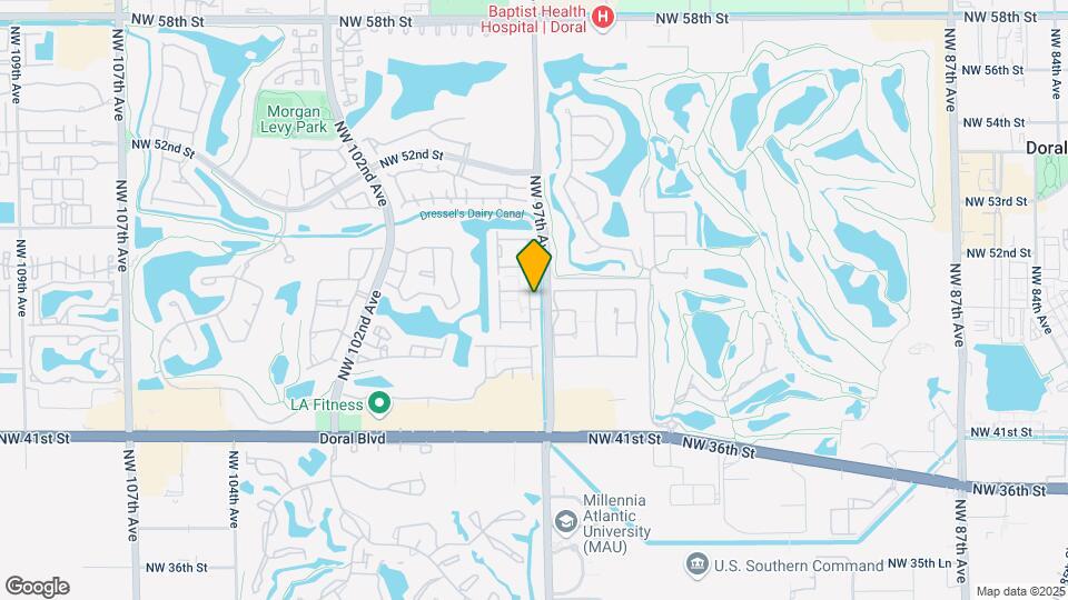 4671 NW 97th Ct Map and Location Details