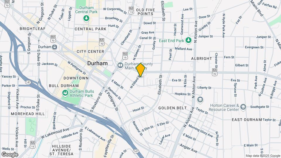 232 N Dillard St Map and Location Details