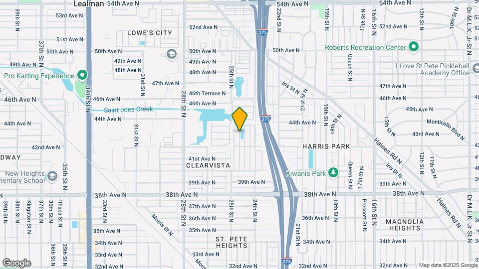 4000 24th St N Map and Location Details