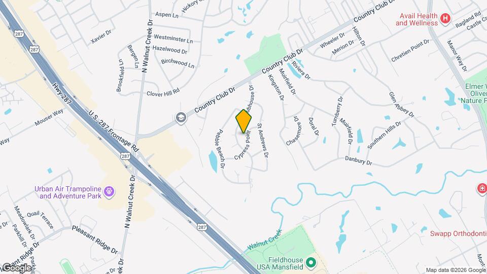 1105 Cypress Point Map and Location Details