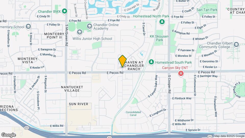 905 S Canal Dr Map and Location Details