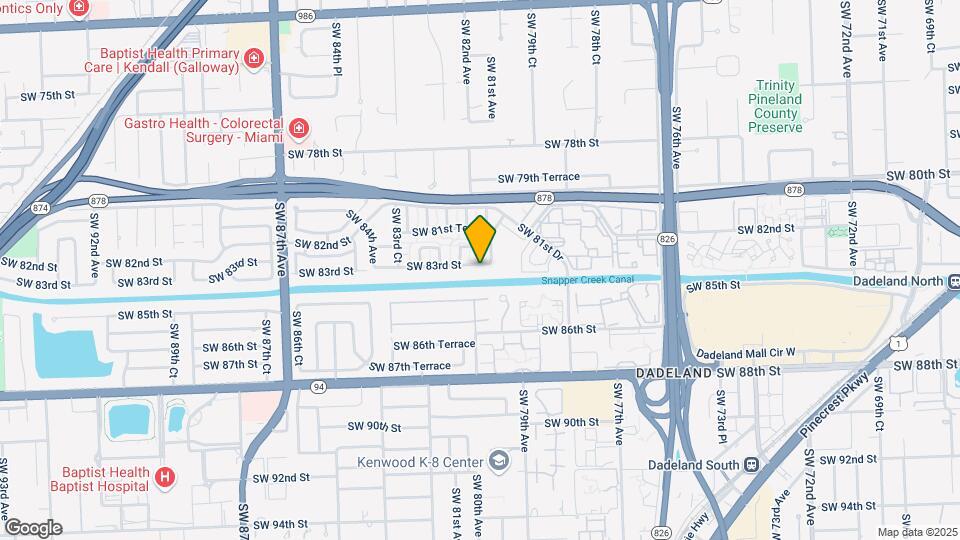 8110 SW 83rd St Map and Location Details