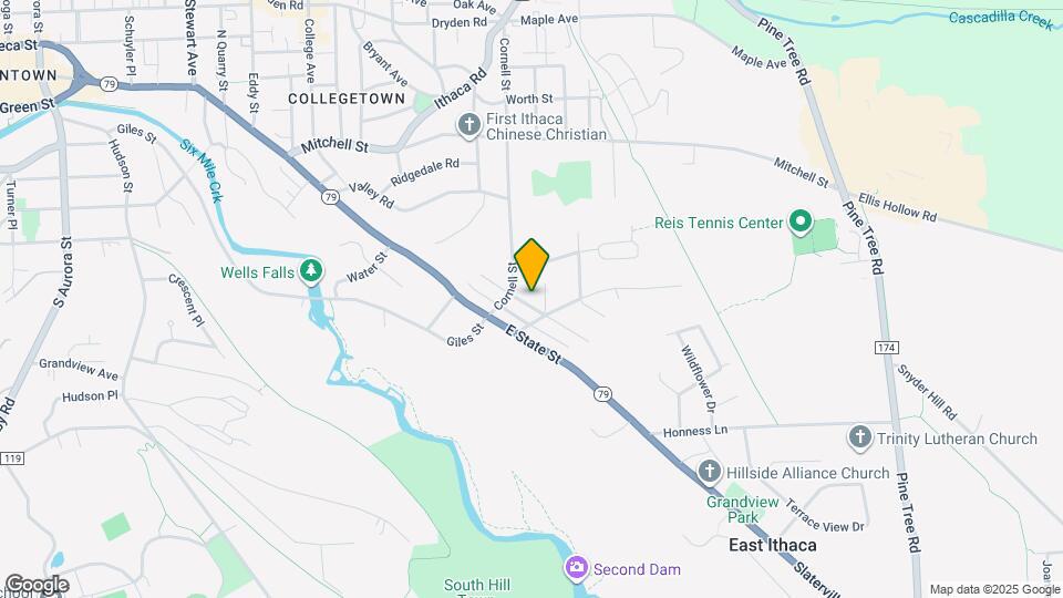 206 Eastwood Ave Map and Location Details