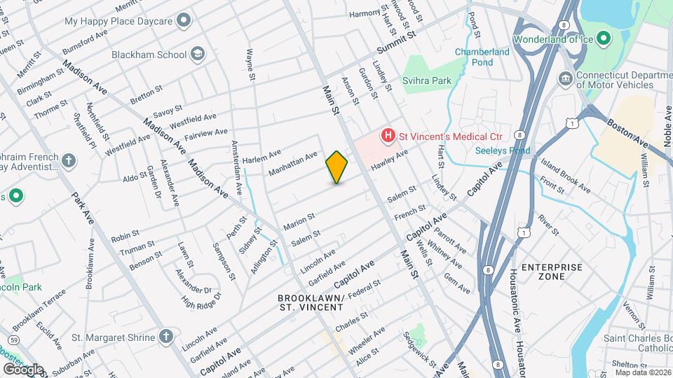 399 Hawley Ave Map and Location Details