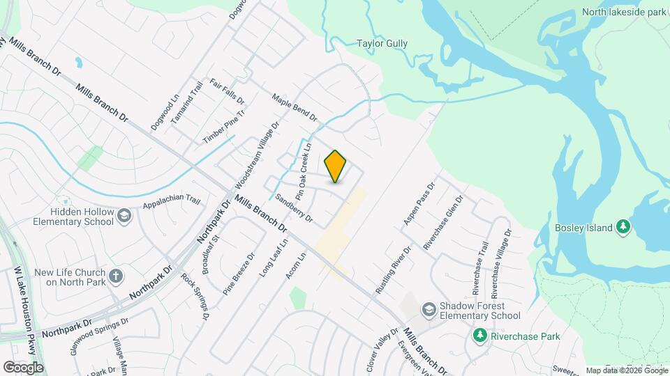 2712 Woodspring Acres Dr Map and Location Details