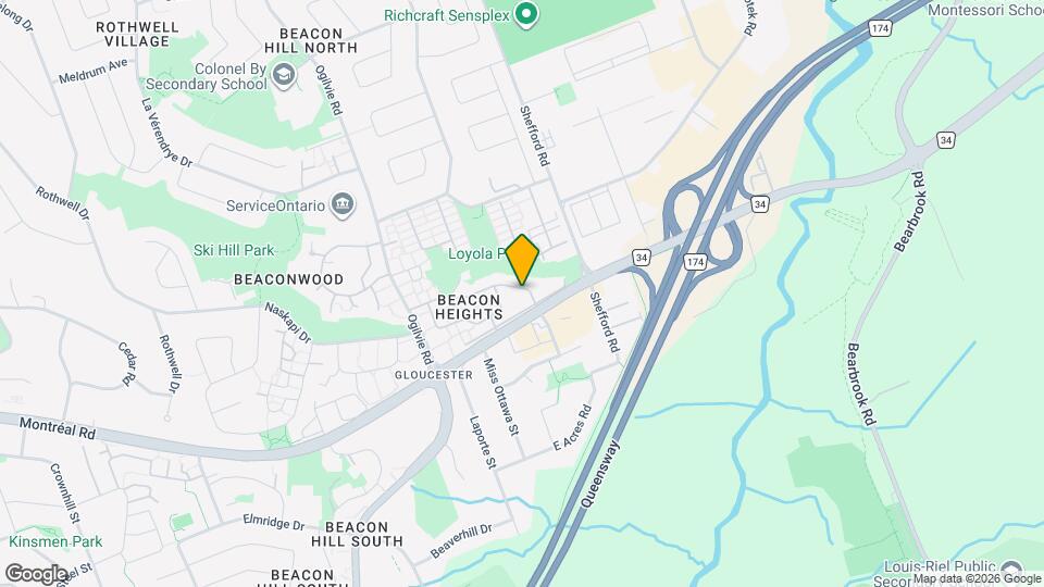 2111 Montréal Rd Map and Location Details