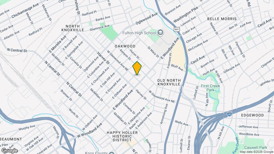 611 W Glenwood Ave NE Map and Location Details