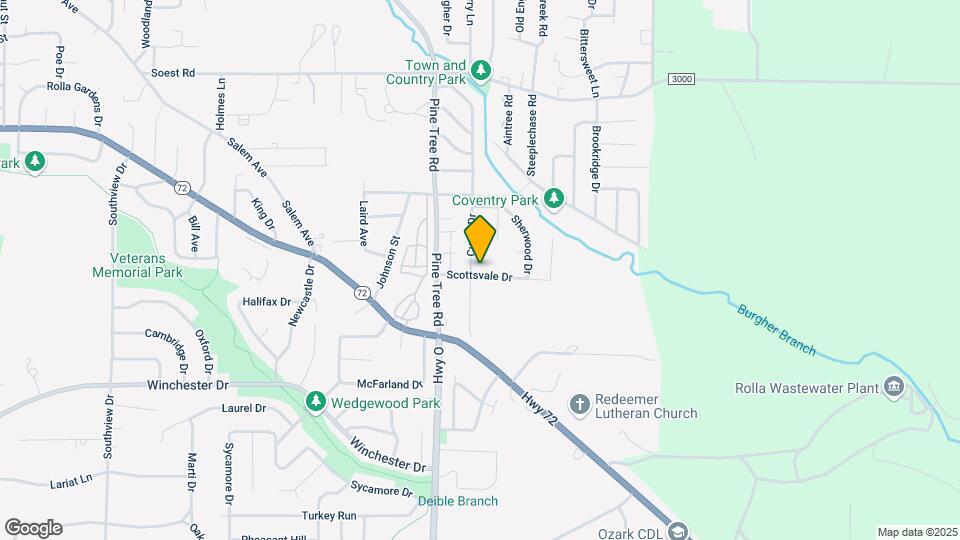 623 Scottsvale Dr Map and Location Details