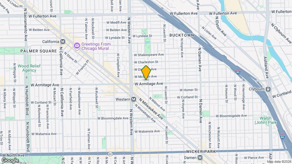 2300 W Armitage Ave Map and Location Details