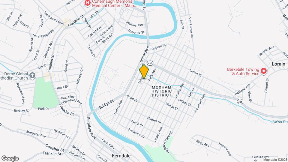 136 Village St Map and Location Details