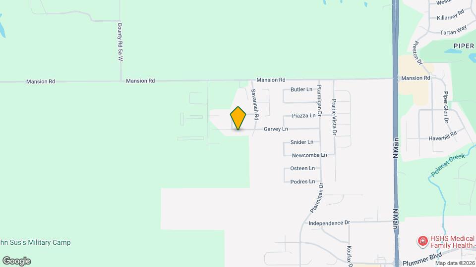 620 Garvey Ln Map and Location Details