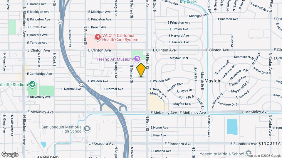 3065 E Weldon Ave Map and Location Details