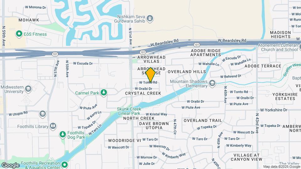 4933 W Tonto Rd Map and Location Details