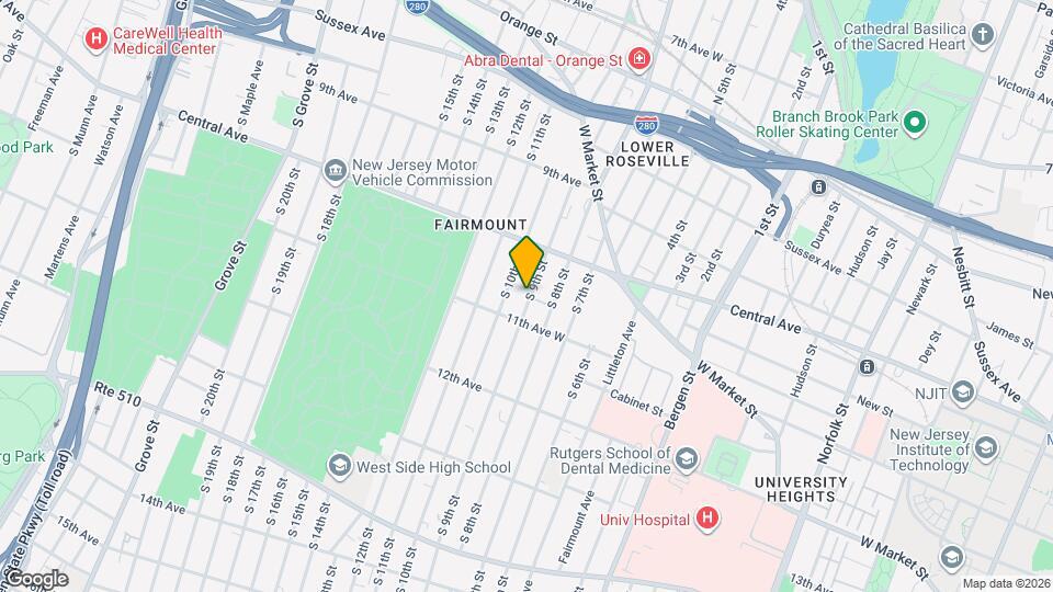 125 S 9th St Mapa y Detalles de la Ubicación