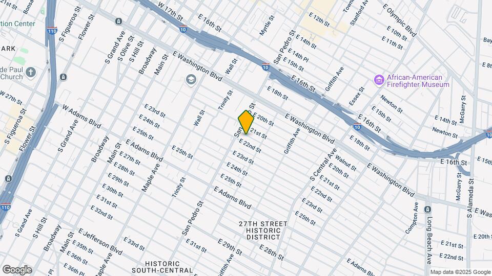 745 E 22nd St Map and Location Details