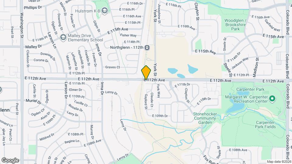 2209 E 111th Dr Map and Location Details