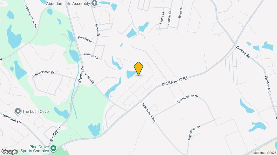 349 Oristo Ridge Way Map and Location Details