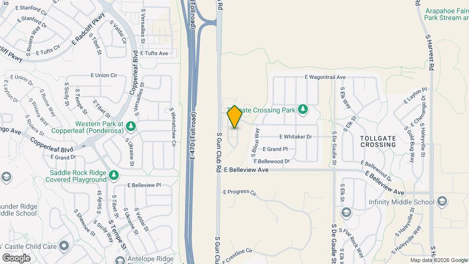 4937 S Addison Way Map and Location Details