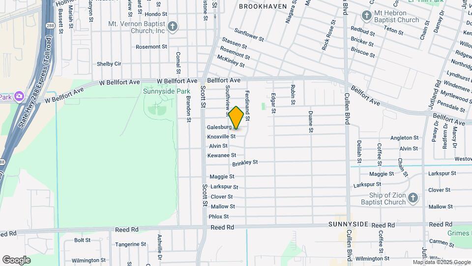 4211 Knoxville St Map and Location Details