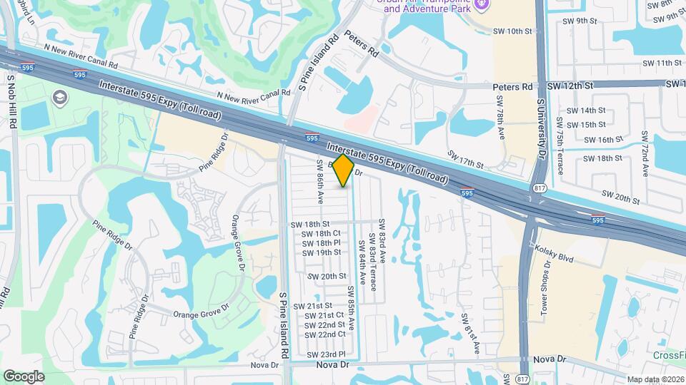 8508 SW 16th Ct Map and Location Details