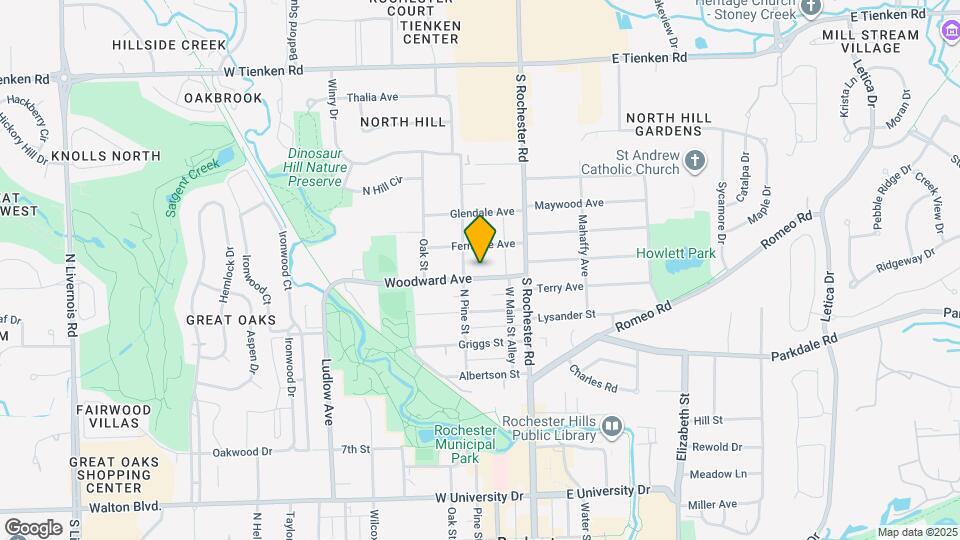 144 Woodward Ave Map and Location Details