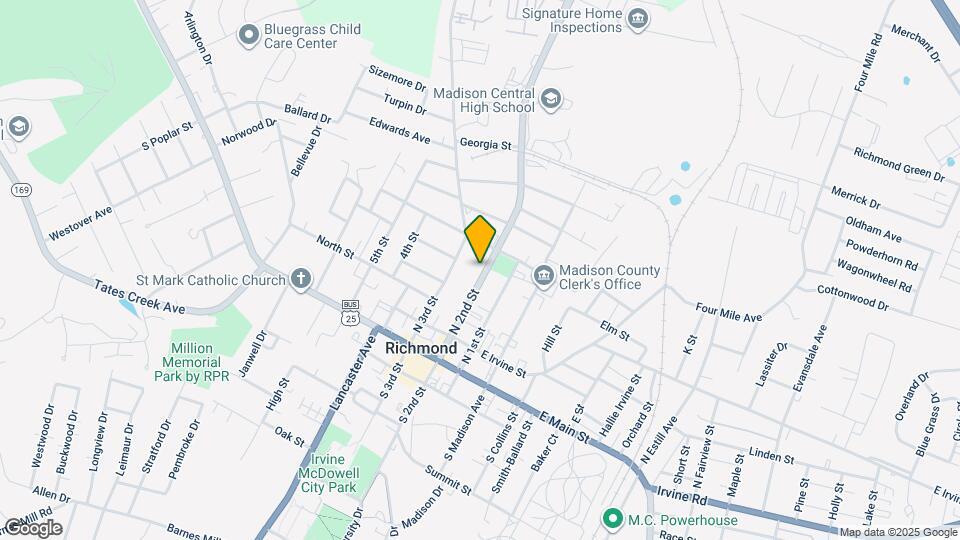 314 N 2nd St Map and Location Details