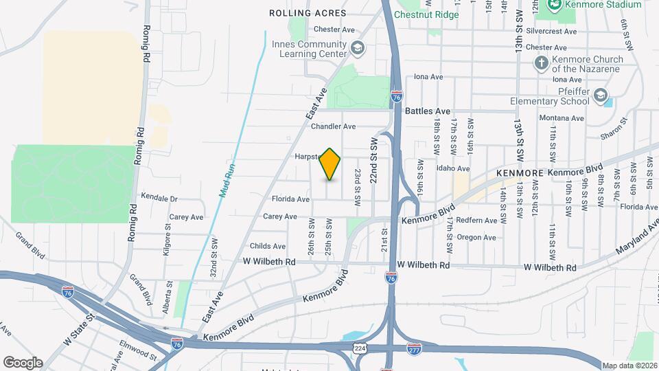 2229 25th St SW Map and Location Details