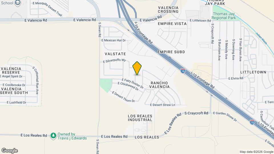 6893 S Salt Cedar Rd Mapa y Detalles de la Ubicación