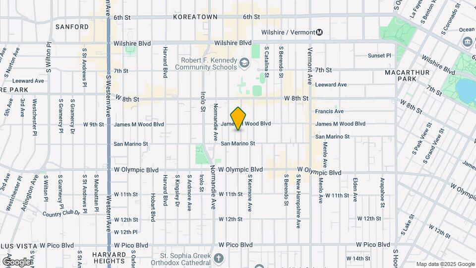 919 Fedora St Map and Location Details