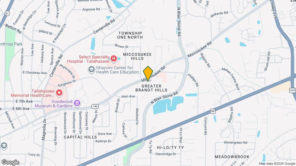 1415 McCauley Rd Map and Location Details