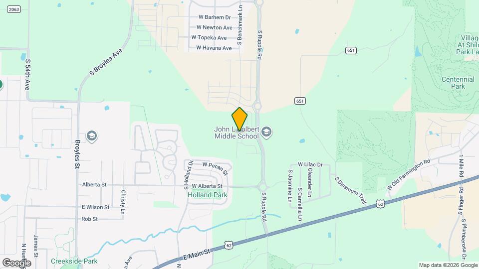 954 S Benchmark Ln Map and Location Details