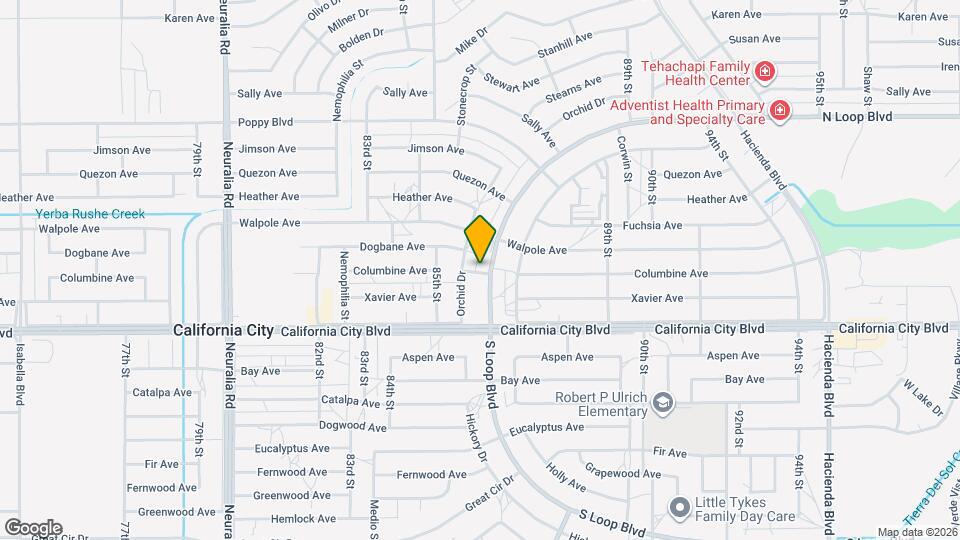 8531 Columbine Ave Map and Location Details
