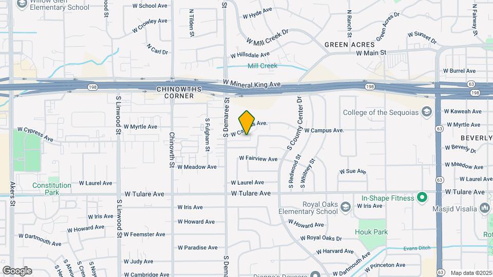 3525 W Campus Ave. Map and Location Details