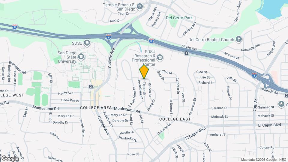 5258 Tipton St Map and Location Details