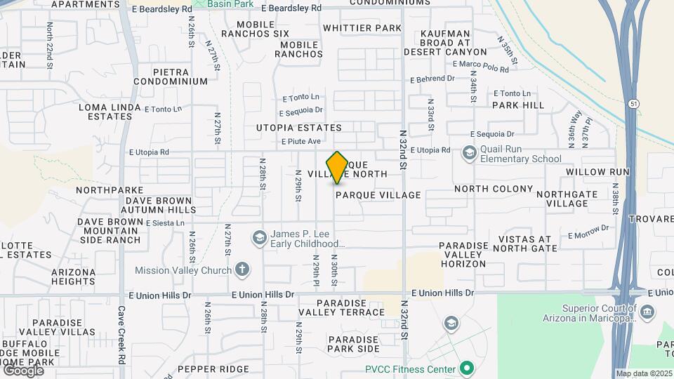 3002 E Jeanette Ct Map and Location Details