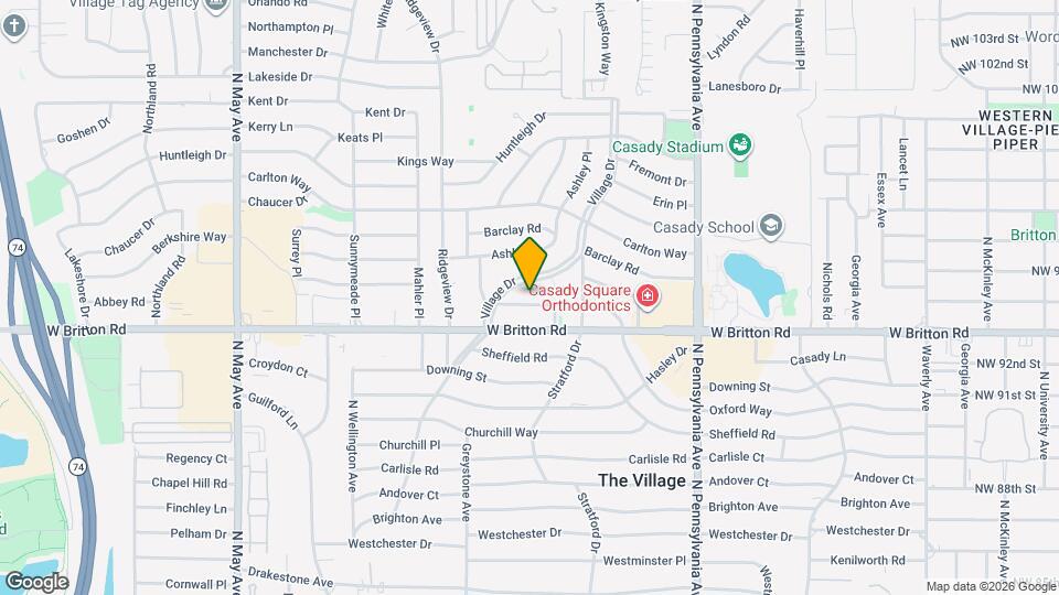 2353 Oxford Way Map and Location Details